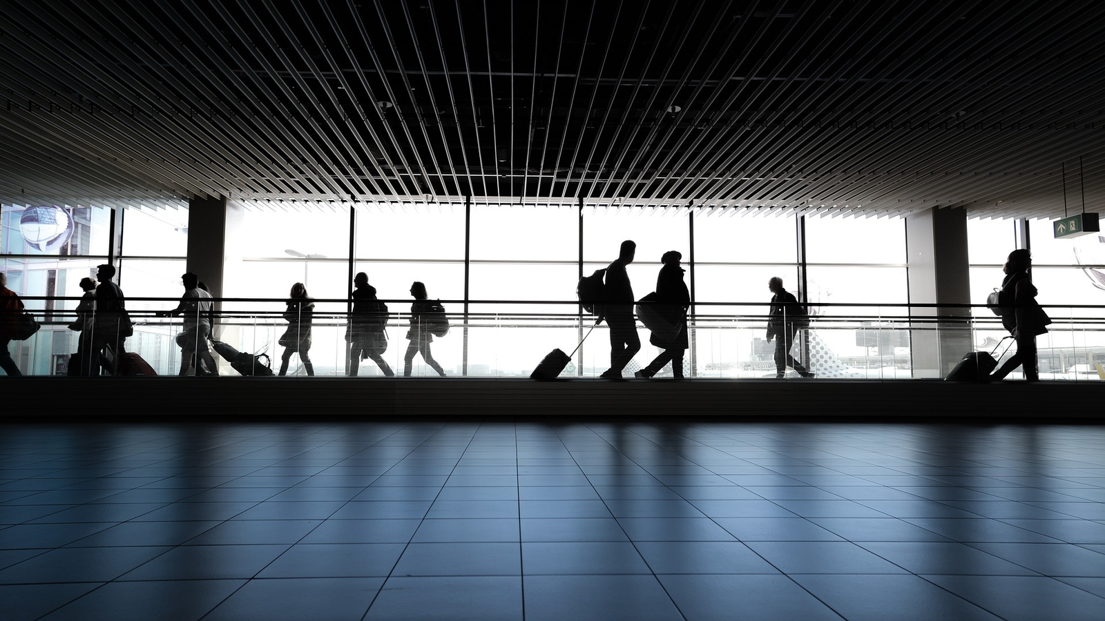 Airport walkway